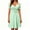 Light green, variant on Womens Summer Sweetheart Neck Short Puff Sleeve Mini Drawstring Casual Slim Flowy Dress Sundress