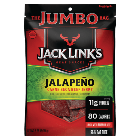 Beef Links - (4 Pack) Jack Links Beef Jerky, Jalapeno, 5.85oz
