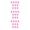 thumbnail image 4 of Cateissary Paquete de 10 lazos decoración artes embalaje festivo manualidades DIY ligero impreso plástico tirado a mano flor corazón/rosa claro Type1 NO1, 4 of 6