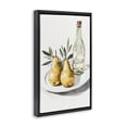 thumbnail image 3 of Stupell Industries Pears and Bottle Platter Black Framed Floater Canvas Wall Art design by Heidi Kuntz, 25 x 17, 3 of 9