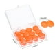 thumbnail image 2 of Tapones para los oídos de silicona Uxcell Tapones para dormir con cancelación de ruido con estuche Naranja 12 Pcs, 2 of 7