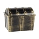 thumbnail image 4 of Cofre del tesoro pirata para niños, caja de almacenamiento para juegos y actividades de niños y niñas bronce, 4 of 9