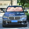 thumbnail image 6 of GZHJMY Pink Gold Marble Car Windshield Sun Shade Foldable Sun Shield Shade for Blocks UV Rays Protector-Keeps Your Vehicle Cool for Most Sedans SUV Truck,55"x27.6", 6 of 7