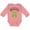 Mauve, variant on Inktastic Grandpa's Little Princess Cute Frog Girls Long Sleeve Baby Bodysuit