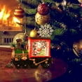 thumbnail image 5 of Yyuenw Christmas Train Snow Globe, Lighted-up Battery Operated Glittering Lantern for Christmas Table Centerpiece Decoration, Christmas Santa Claus Musical Lighted Home Decoration and Gift, 5 of 5