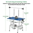 thumbnail image 7 of Demi Bonn 42" Foldable Dog Grooming Table with Adjustable Arm, Non-Slip Surface and Storage Tray for Home Use, Blue, 7 of 7