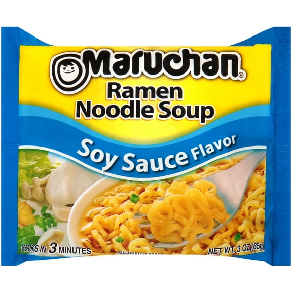 Maruchan Ramen Noodle Soup Soy Sauce Flavor (Pack of 20)