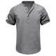thumbnail image 4 of pstuiky camisetas para hombre, Camisa/Top de manga corta con cuello para hombre, color liso, holgada, informal, de manga corta camisas casuales para hombre s, 4 of 5
