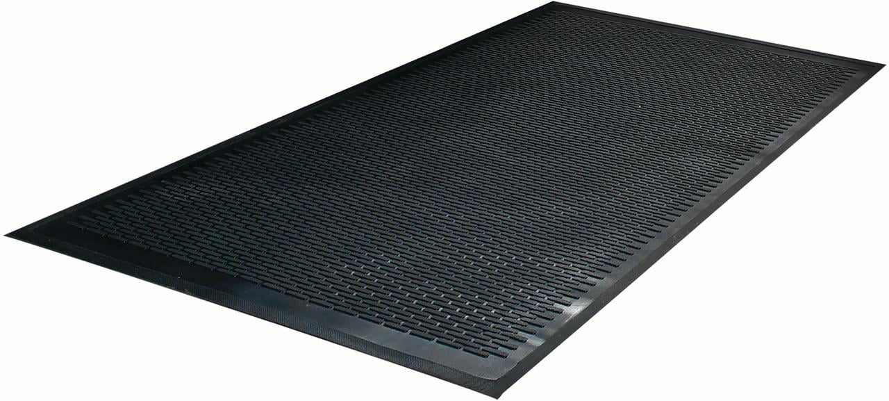Millenium Mat 14030500 Clean Step All rubber outdoor Scraper Mat 3x5 BLACK 