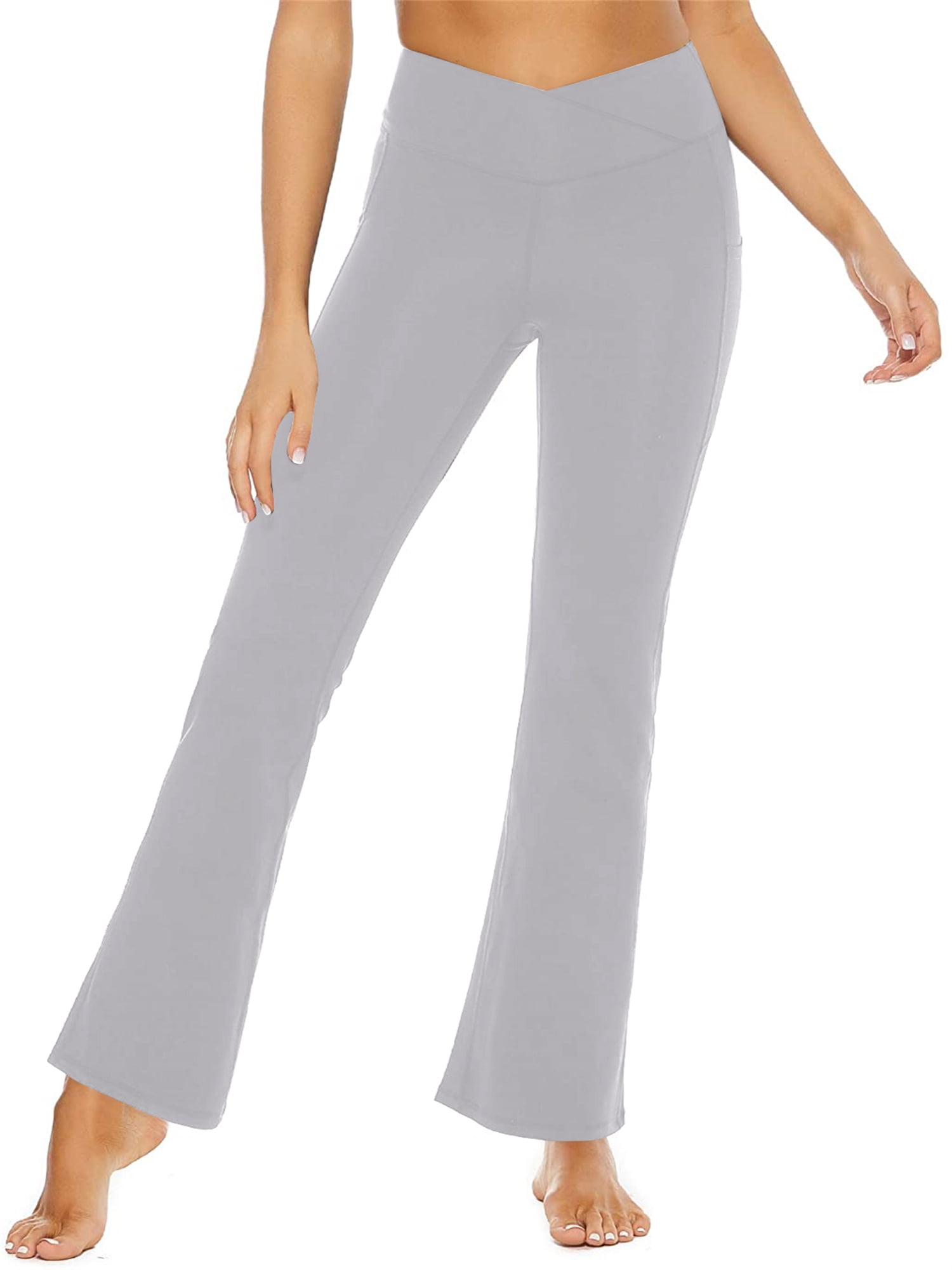 Flare Leg Yoga Pants With Pockets