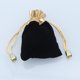 thumbnail image 2 of EeaseMX 10 bolsas con cordón para guardar joyas, organizador de tela, bolsas de regalo pequeñas (negras), 2 of 7