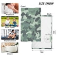 thumbnail image 6 of Yayeee 100% Cotton Hand Towels for Bathroom 16" x 28" Soft Absorbent Kitchen Towel, Forest Camouflage Pattern, 6 of 7