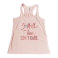 thumbnail image 1 of NanyCraft's Softball Hair don't Care Girls Tank Top, 1 of 2