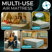 Beautyrest 20 in. Luxaire Full Size Luxury Air Mattress with Auto Shut-off Pump, Cooling Top