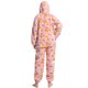 thumbnail image 4 of Mono con capucha borrosa ropa de dormir lindo estampado animal cálido manga larga pantalones largos pijamas de lana mono para mujeres hombres, 4 of 6
