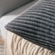 thumbnail image 3 of Pack of 2 Corduroy Soft Soild Decorative Square Throw Pillow Covers Set Cushion Cases Pillowcases for Sofa Bedroom Car 18 x 18 Inch 45 x 45 Cm Grey, 3 of 4