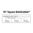 thumbnail image 5 of Pavestone 16" Bella Cobble Buff Concrete Stepping Stone, 5 of 5