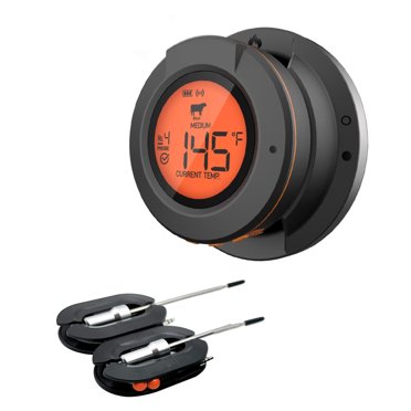 Smart Wireless BBQ Thermometer for Grilling with 2 Probes - Monitor Meat and Oven Temp for Smoker, Oven, BBQ Grill