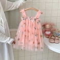 thumbnail image 2 of SUXIAN Summer Dresses For Girls Carnival Sleeveless Sequin Star Moon Embroidery Mesh Tutu Party 1 6 Years Toddler Girl Dresses Pink_002 18-24 Months, 2 of 4