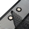 thumbnail image 3 of Magnetic Pencil Holder Black Mesh Basket for Box Marker Holder magnetic Locker Refrigerator Table 3 grid, 3 of 7