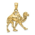thumbnail image 3 of 14K Yellow Gold Charm Pendant Men'S 27 mm 23 Camel, 3 of 4