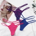 thumbnail image 4 of Lingerie Sexy Taille Basse pour Femmes String en Coton avec Bretelles LUHAN, 4 of 6