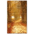 thumbnail image 1 of Picture-Tiles.com: Autumn Ceramic Tile Wall Mural WAL500028-35L. 24"W x 40"H using (15) 8" x 8" Ceramic Tiles-Satin Finish, 1 of 3