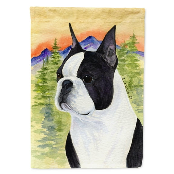 Caroline's Treasures SS8187-FLAG-PARENT Boston Terrier Flag, , multicolor