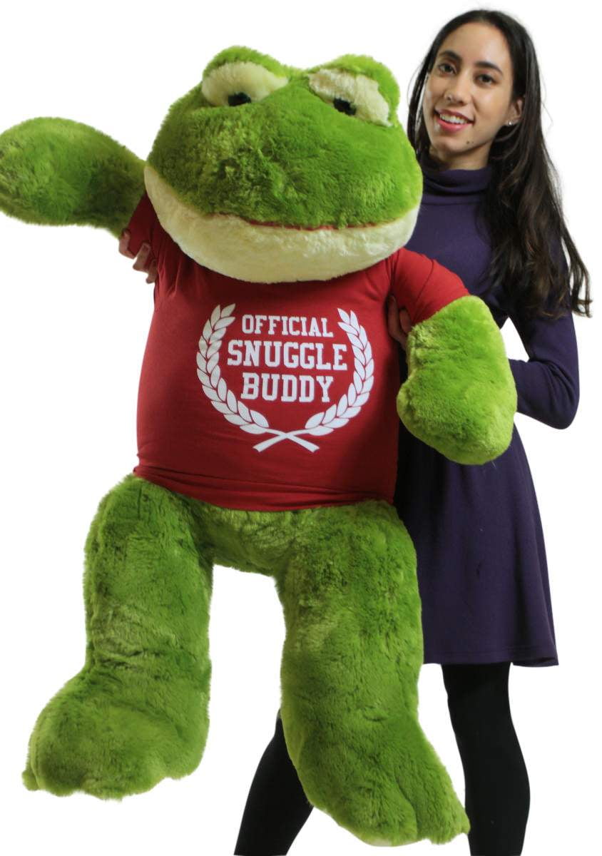 big frog stuffed animal