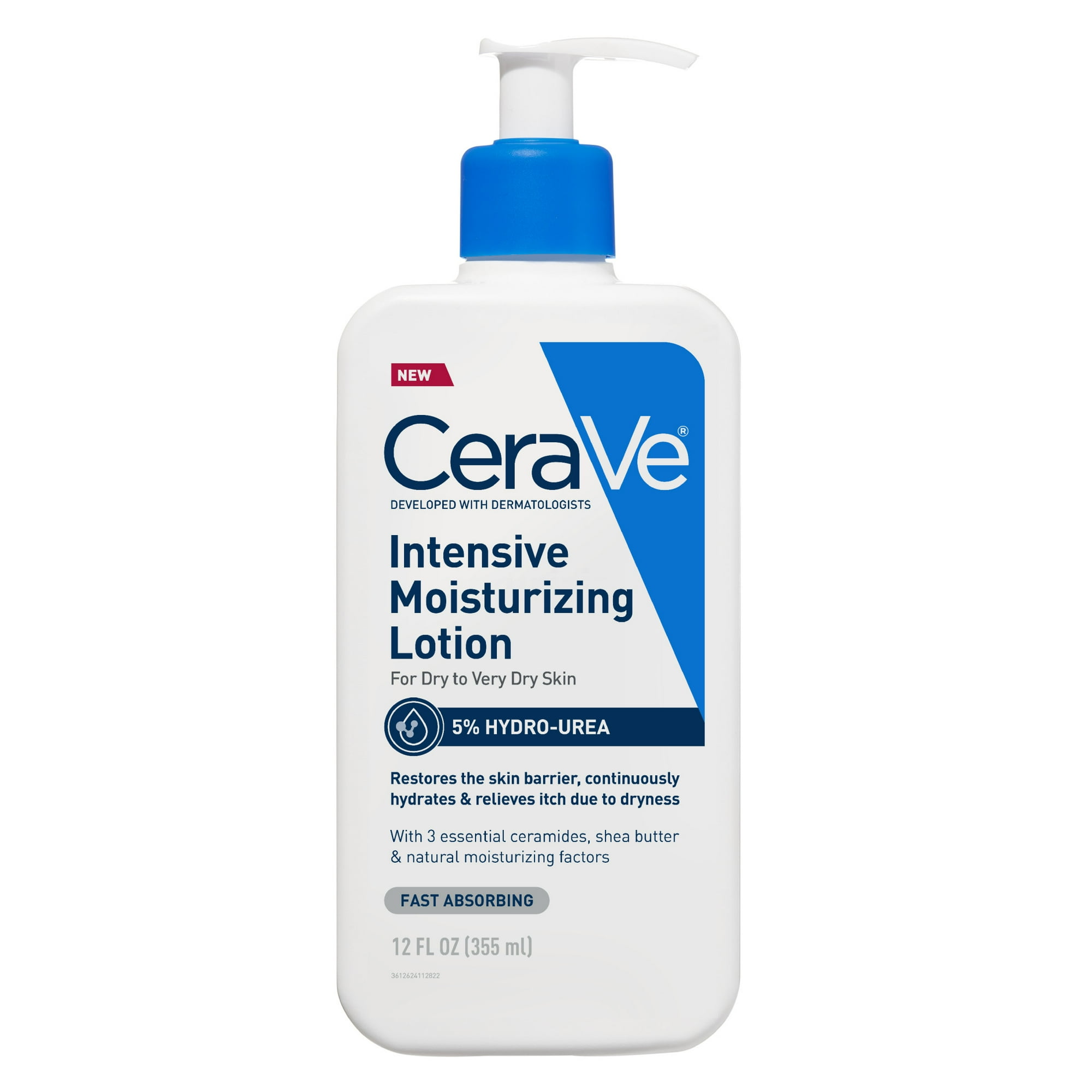 CeraVe Face & Body Intensive Moisturizing Lotion for Dry to Very Dry Skin, 12 fl oz