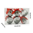 thumbnail image 3 of KOYPTL 6Pcs 3.15In Christmas Ball Ornaments Set for Tree with Definition Color Printed,Hanging Bulbs Pendants for Christmas Tree Porch Yard Holiday Decorations for Xmas Birthday Home Party Supplies, 3 of 6