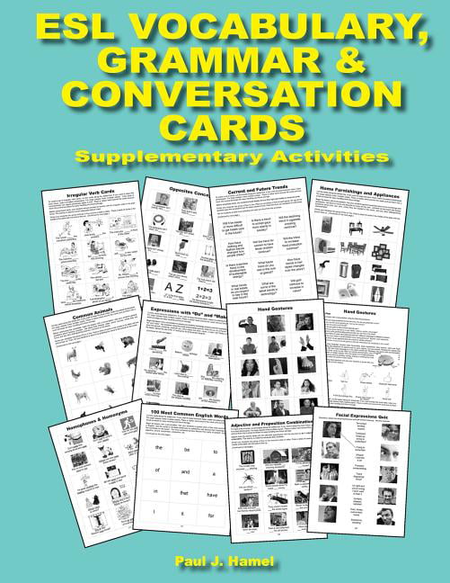 ESL Vocabulary, Grammar & Conversation Cards: Supplementary Activities (Paperback)