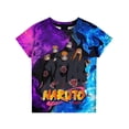thumbnail image 1 of Naruto T Shirt 3D Printed Girls Streetwear Children Kids Clothes Summer Anime Uchiha Sasuke Boys Short Tshirt O-Neck TopsKids 160(11-12T) Gao Jinjia LED, 1 of 2