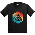 thumbnail image 3 of Inktastic Four Wheeling Atv off Roading Retro Youth T-Shirt, 3 of 5