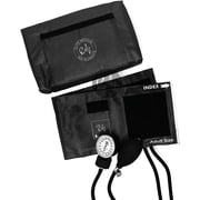 EMI Pink Sprague Rappaport Stethoscope with Black Aneroid Sphygmomanometer Blood Pressure Cuff Set #340