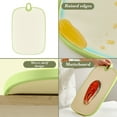 thumbnail image 7 of Household Chopping Board, Plastic Cutting Board, Double-sided Kitchen Board, 1.5 Inch Thick, for Kids to Cut Fruits and Vegetables, Yellow, by FAJHHA, 7 of 7