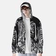 thumbnail image 2 of Balery Gothic Skull Floral Art Sudadera ligera de manga larga con capucha y protección solar UPF 50+ para hombre y mujer, ideal para pesca y running-X-Large, 2 of 7