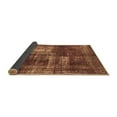 thumbnail image 2 of Ahgly Company Indoor Square Abstract Brown Modern Area Rugs, 8' Square, 2 of 4