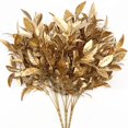 thumbnail image 1 of Plantas Artificiales CATTREE Hojas Doradas 36 cm Paquete de 3, 1 of 8