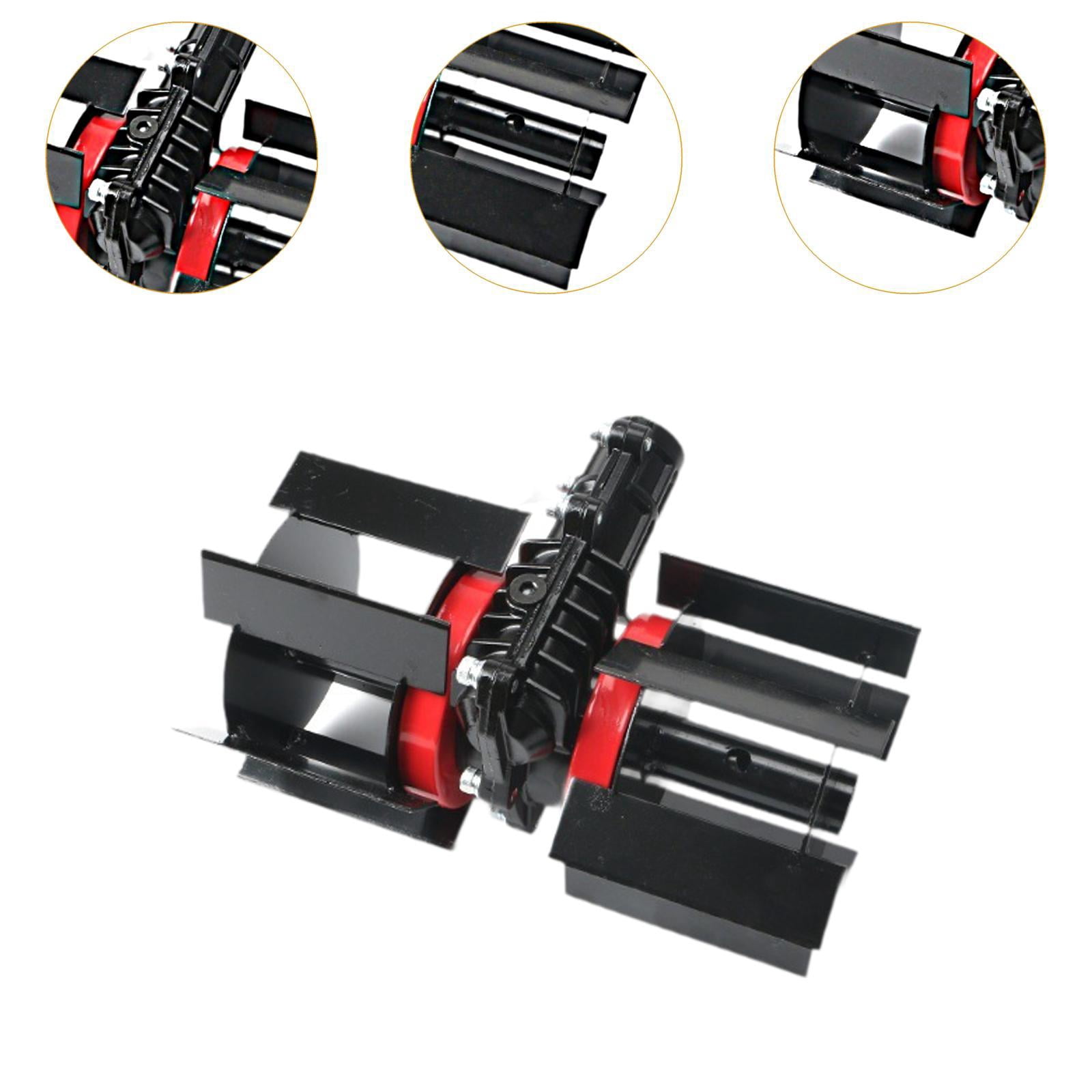 Gazechimp Rotary Cultivator Tool Soil for Loose Soil Fields Nurseries 28cmx15cm
