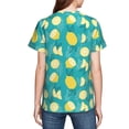 thumbnail image 7 of Wukai Lemon Blue Youth Unisex Short Sleeve T-Shirt for Boys, Girls, Teens, and Kids-X-Small, 7 of 7