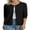 Black, variant on Women’s 100% Cotton Lightweight Button-Front Cardigan Sweater,crew neck Long Sleeve Knit