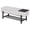 Black-03, variant on 47" Upholstered Storage Bench, Farmhouse Wood Shoe Rack with Hidden Storage Cabinet and Open Shelf, 2-Tier Entryway Bench for Hallway, Living Room