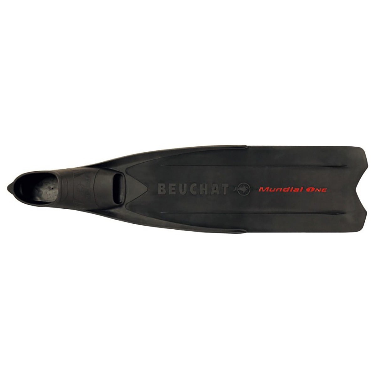 Beuchat Mundial One Freediving Fins, Black
