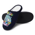 thumbnail image 4 of The Cuphead Show Fuzzy Cotton Slippers For Mens Winter Cotton Lightweight Anti-slip Rubber Sole Slippers House Open Back Slippers Closed Toe Slippers, 4 of 9