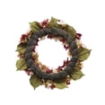 thumbnail image 4 of My Texas House Fall Hydrangea Wreath, Cream and Brown, 24", 4 of 6