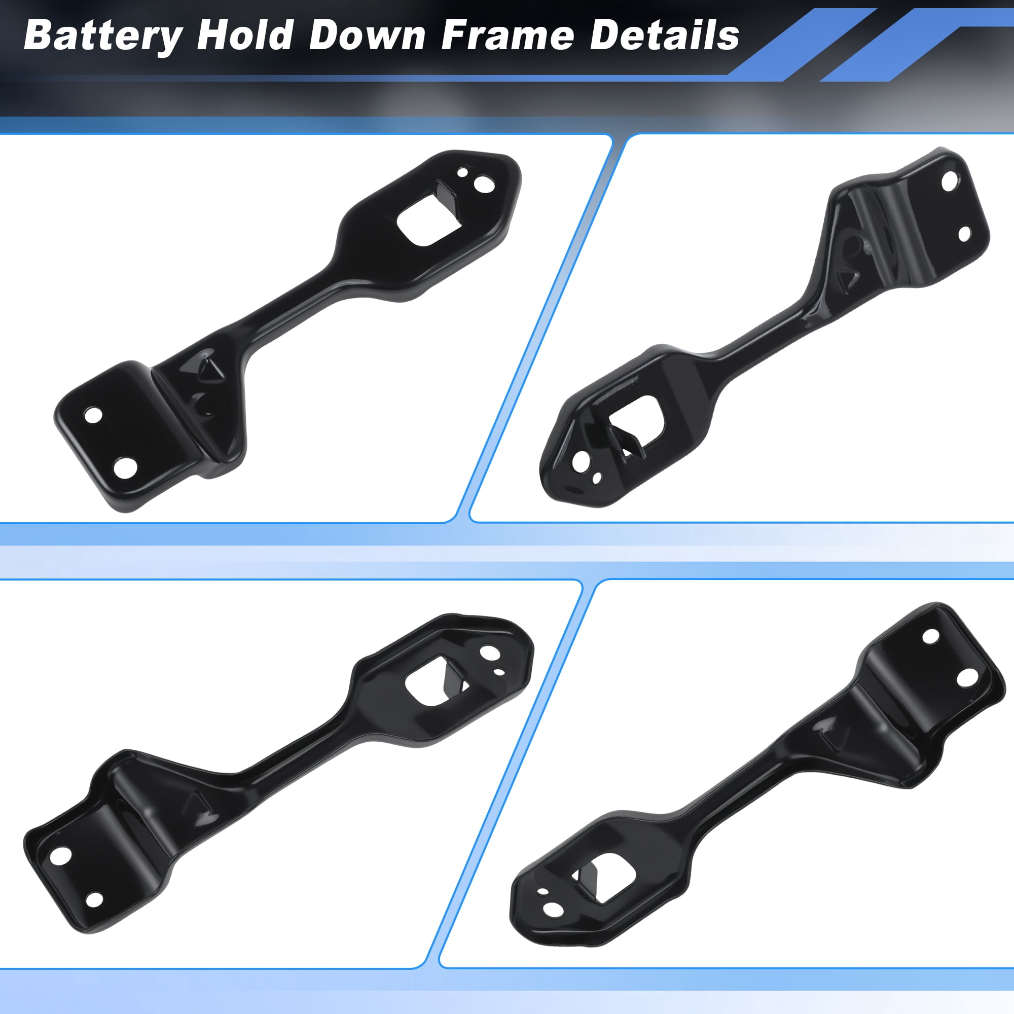 Unique Bargains Battery Hold Down with J Bolt Kit for Honda Accord 2013-2017