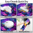 thumbnail image 7 of 1pc Colorful Butterfly Absorbent Non-Slip Bathroom Thickened Flannel Rug Decor,Soft,Quick Drying,Suitable For Indoor/outdoor Use,Bathrooms,Bedrooms,Kitchens,Terrace,Laundry Rooms,16"x24", 7 of 7