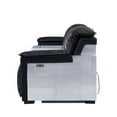 thumbnail image 4 of Benjara Power Recliner Loveseat with Leatherette Seat and Cupholders, Black, 4 of 5