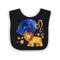 Inktastic Leo Constellation Zodiac Sign Illustration Boys or Girls Baby Bib